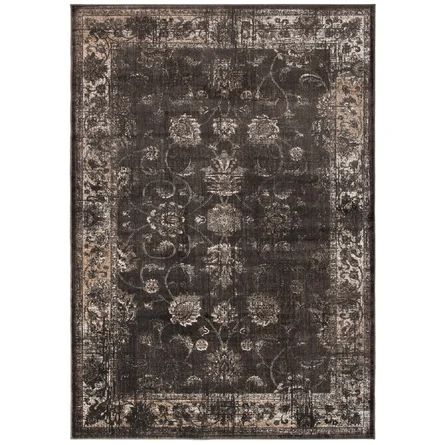 Bungalow Rose Vishnu Oriental Soft Anthracite Area Rug | Wayfair | Wayfair North America