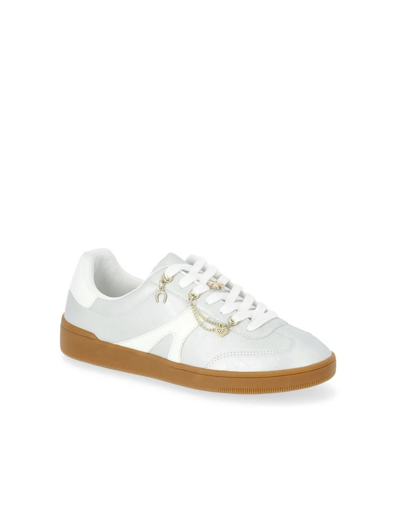 No Boundaries Lace-Up Sport Sneakers with Removable Charms, Women’s | Walmart (US)