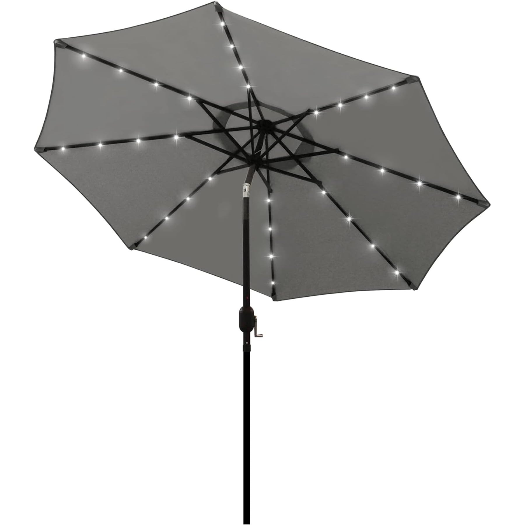 Blissun 9 ft Solar Umbrella, 32 LED Lighted Patio Umbrella, Table Market Umbrella, Outdoor Umbrel... | Amazon (US)