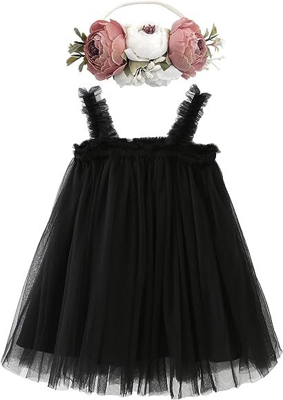 Amazon.com: BGFKS Layered Tulle Tutu Dress for Toddler Girls,Baby Girl Rainbow Tutu Princess Skir... | Amazon (US)