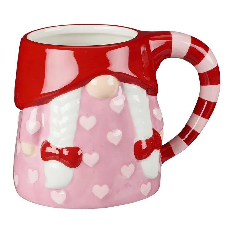 Way To Celebrate Valentine's Day Gnome Girl Mug | Walmart (US)