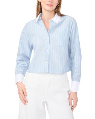 1.STATE Collared Long Sleeve Top | Bloomingdale's Women | Bloomingdale's (AU)