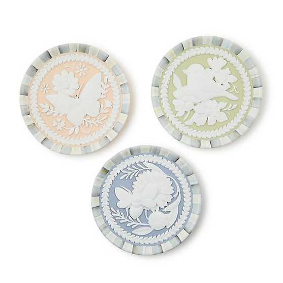Cameo Resin Trinket Trays, Set of 3 | MacKenzie-Childs