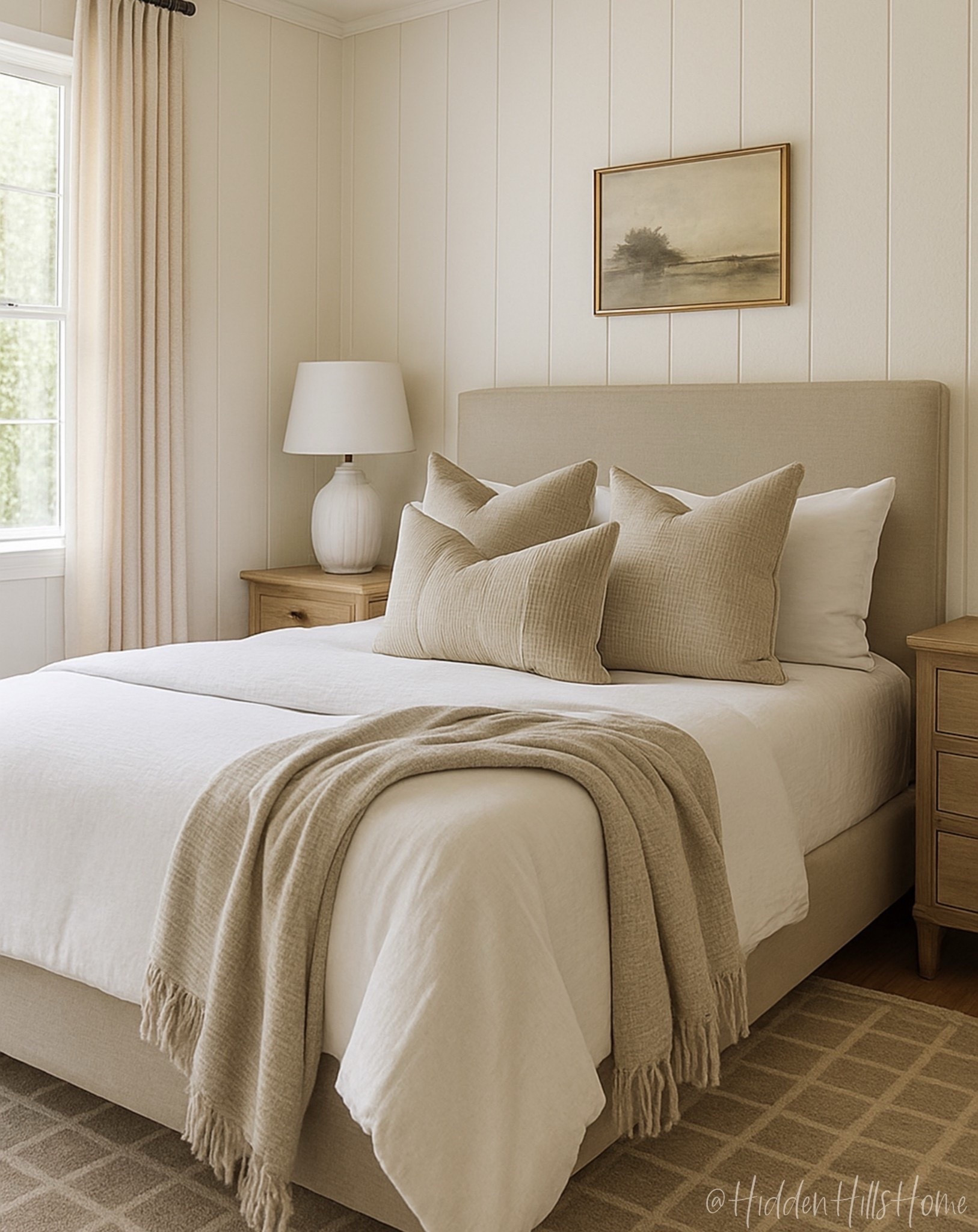 Neutral bedroom mood board, bedroom design ideas, bedroom decor, modern transitional bedroom #bed

#LTKSeasonal #LTKHome #LTKSaleAlert