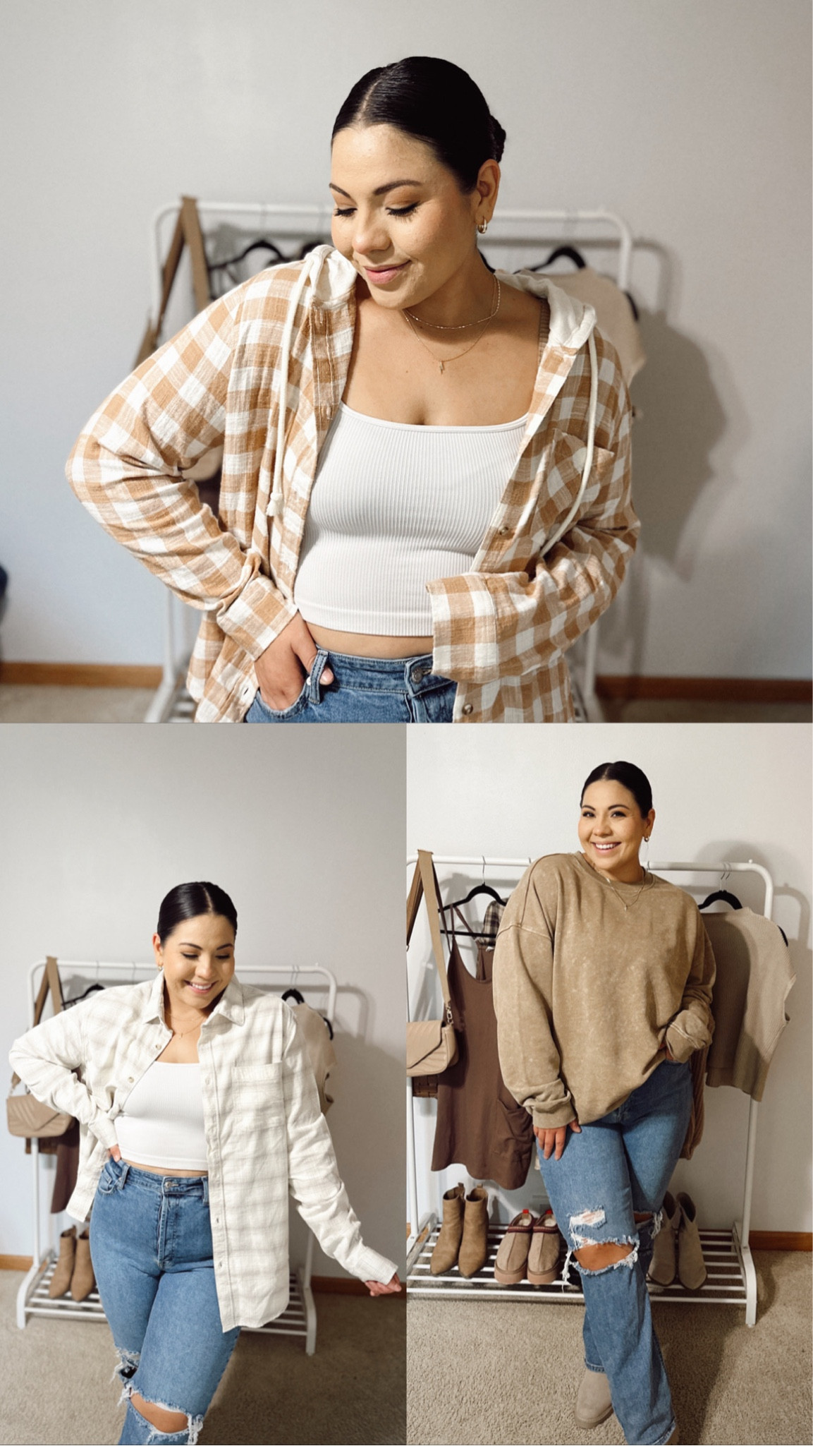 Fall essentials from @walmartfashion 😍 #walmartpartner Don’t skip out on the men’s section👀 This sweatshirt is SO good🤌🏽 #walmartfashion #fallessentials #fallstyle 


#LTKSeasonal #LTKmidsize #LTKfindsunder50