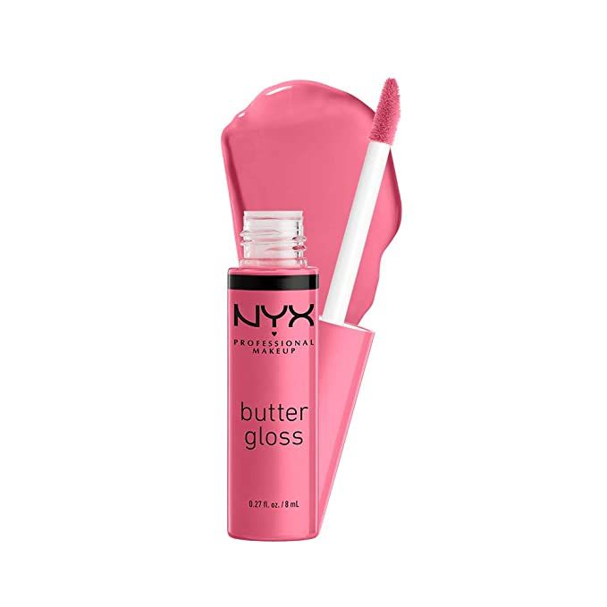 NYX PROFESSIONAL MAKEUP Butter Gloss, Non-Sticky Lip Gloss - Vanilla Cream Pie (Mauve) | Amazon (US)