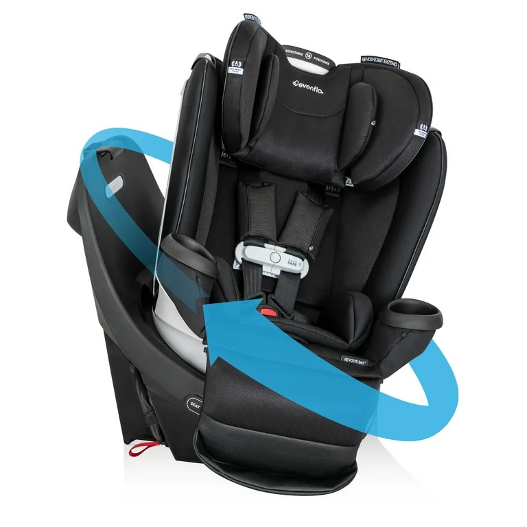 Gold Revolve360 Extend All-in-One Rotational Car Seat with SensorSafe (Onyx Black) | Walmart (US)