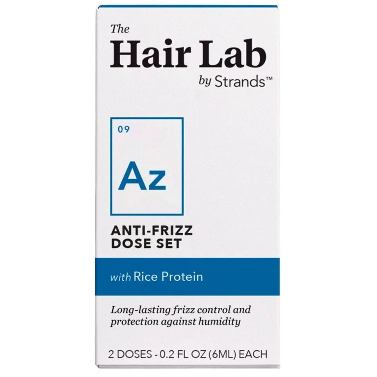 The Hair Lab Anti-Frizz Shampoo & Conditioner Dose Set with Rice Protein to Smooth Hair, 2 x 0.2 ... | Walmart (US)