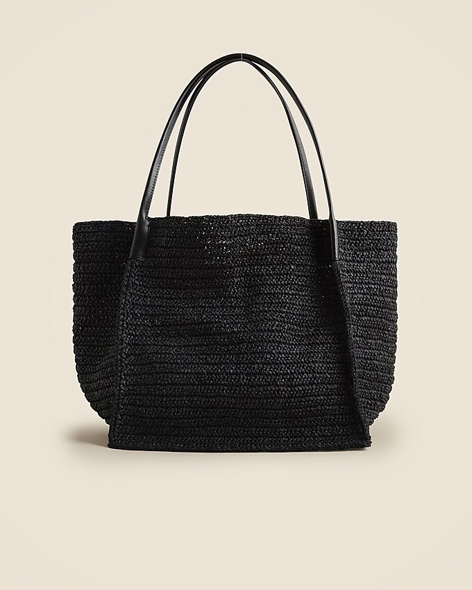 Large hand-knotted packable tote bag | J. Crew US