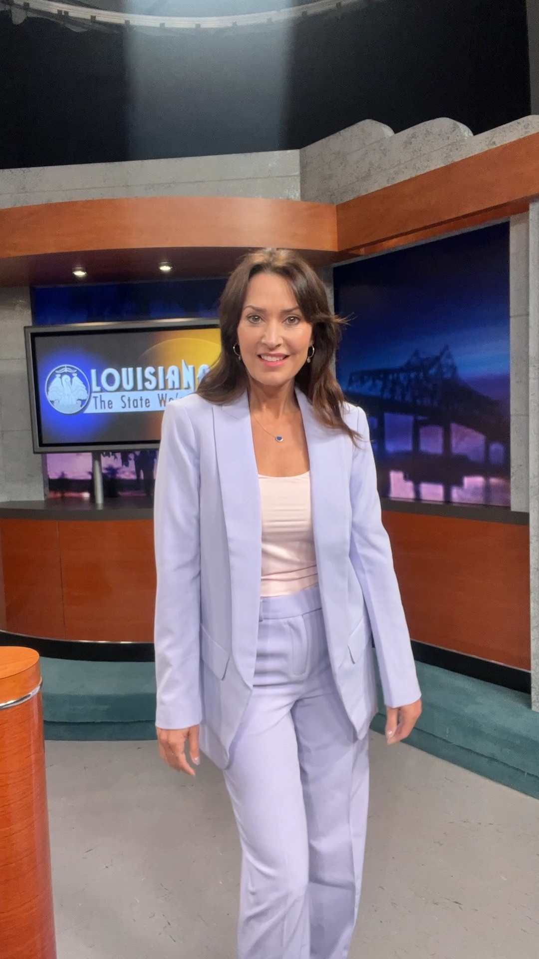 #CameraReady dressed in a White House Black Market Lavender suit. I'm wearing the Relaxed Blazer in size 0, and the Luna Wide Leg Trouser in size 0. Silm silhouette, figure flattering, polished & pretty.

Click the link to purchase the look:

#LTKworkwear #LTKFind