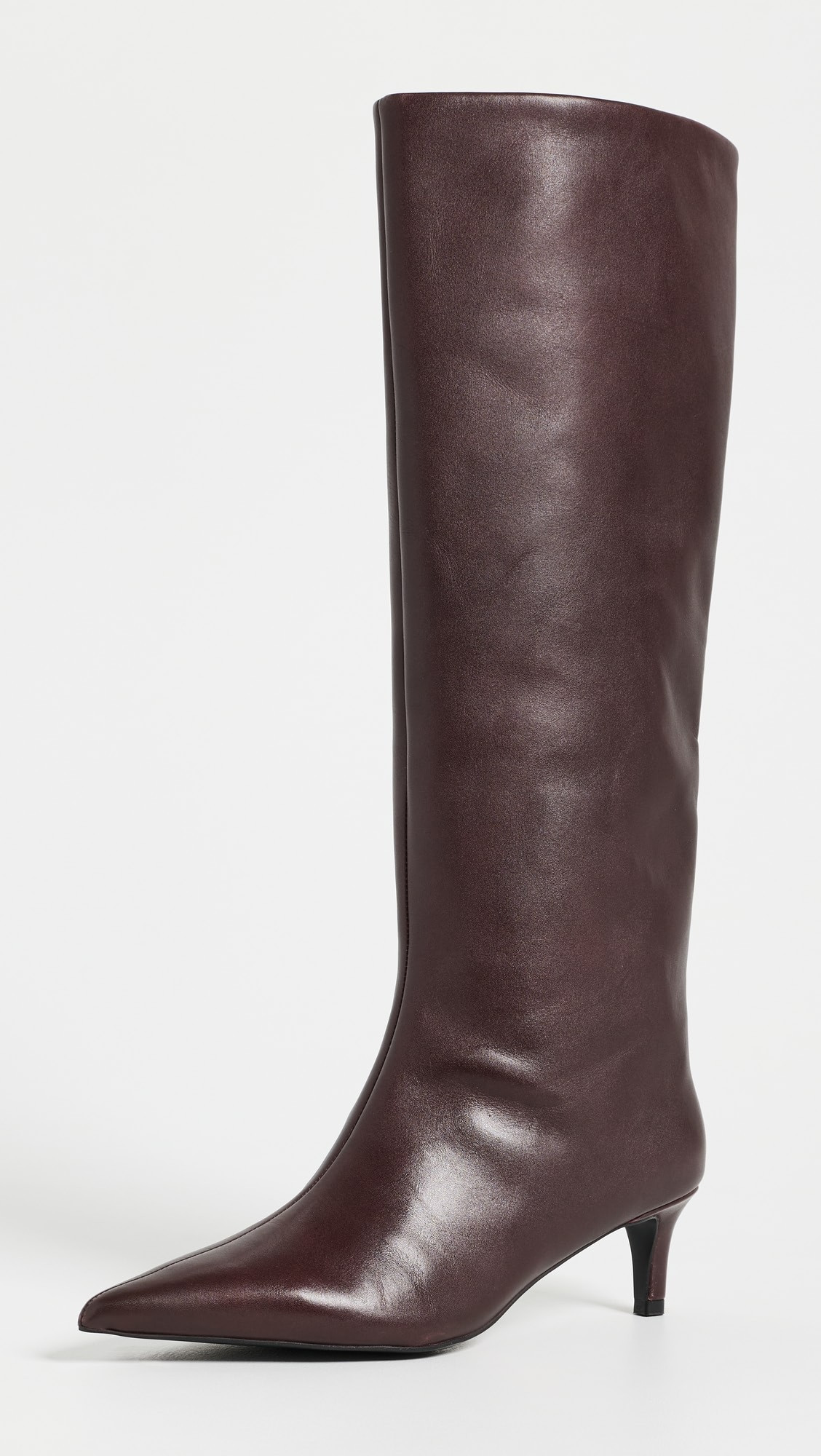 Free People Kiki Kitten Heel Leather Boots | Shopbop | Shopbop