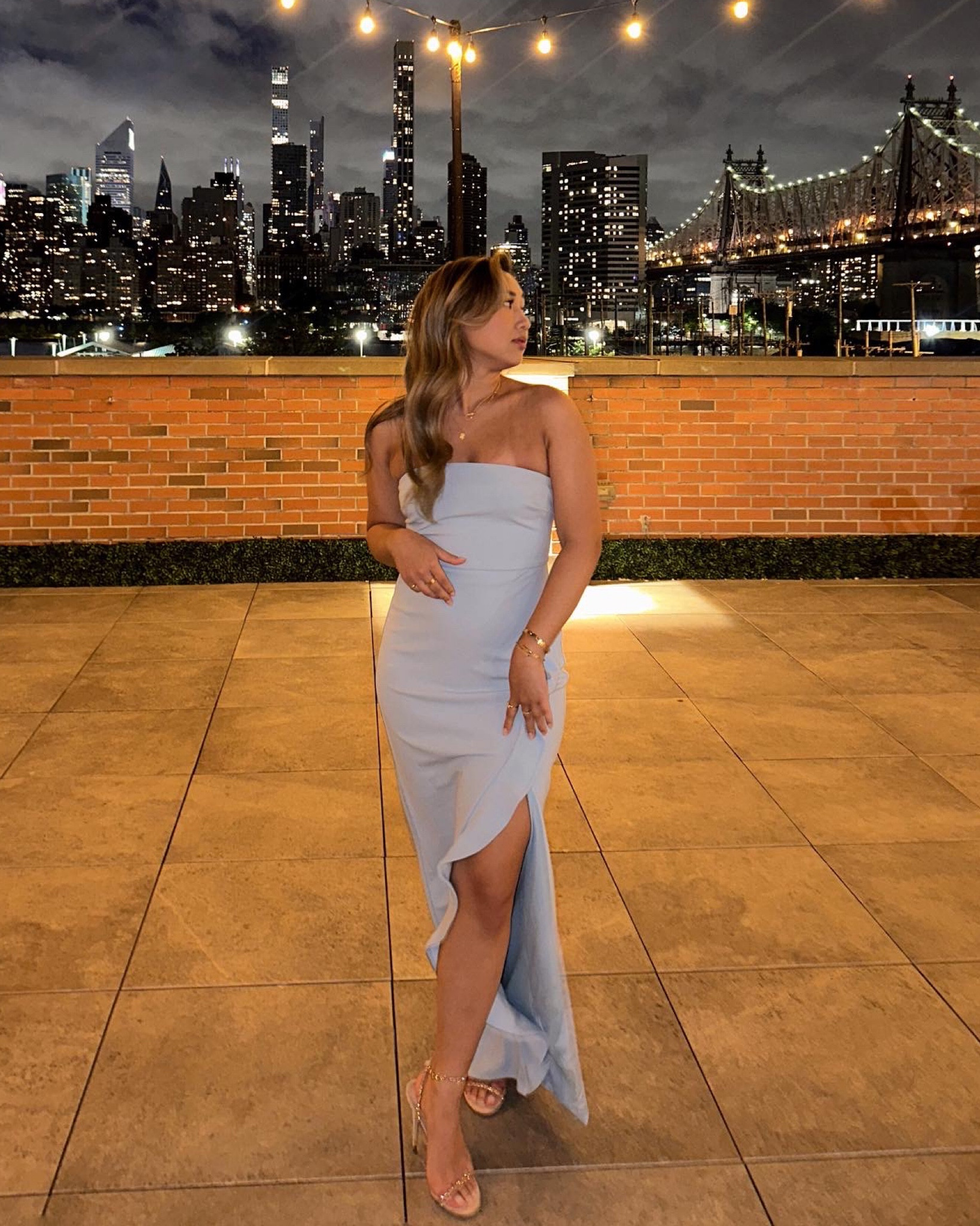 wedding guest outfit 🦋🩵 
