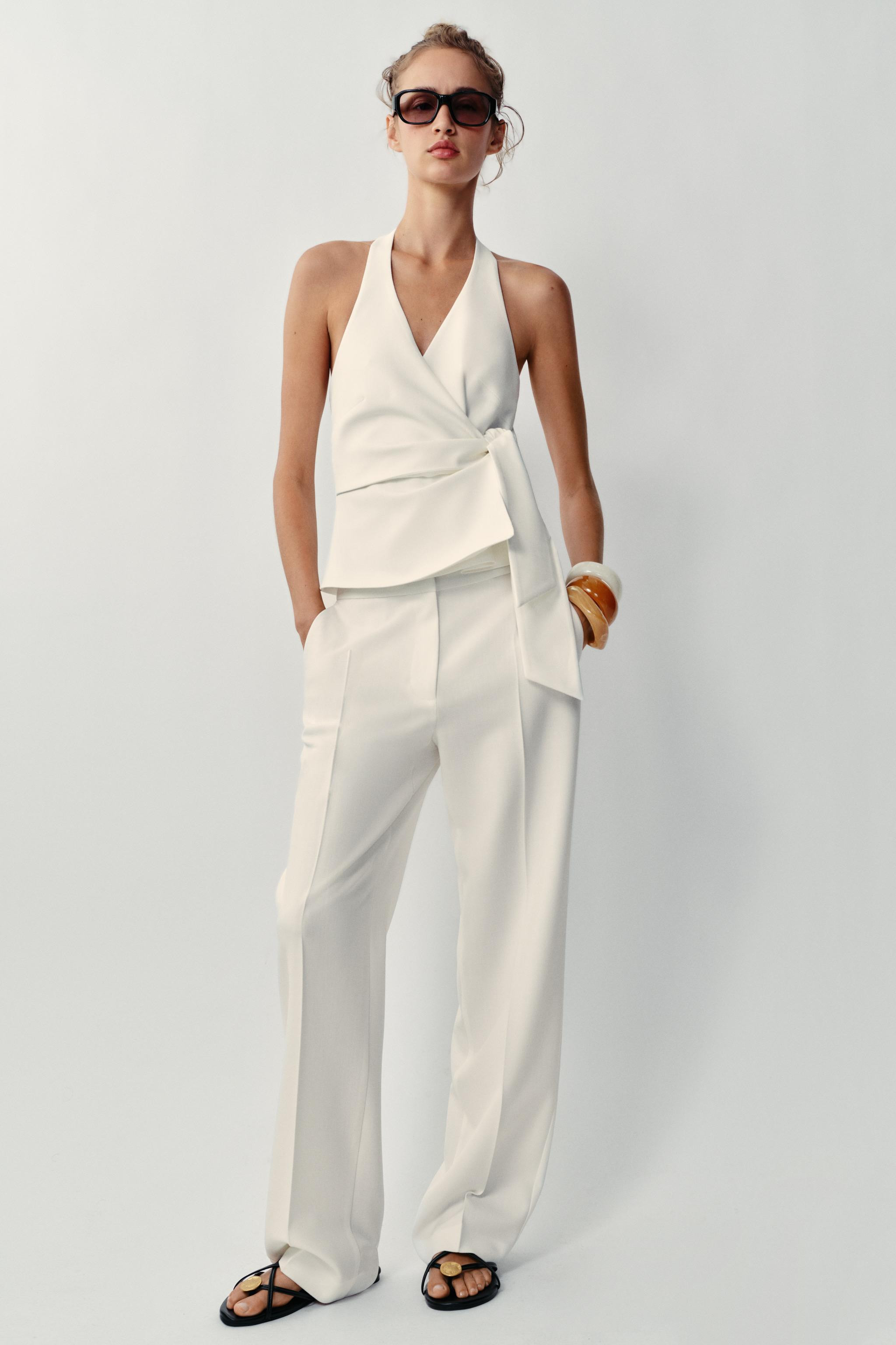 KNOTTED HALTER VEST | Zara US