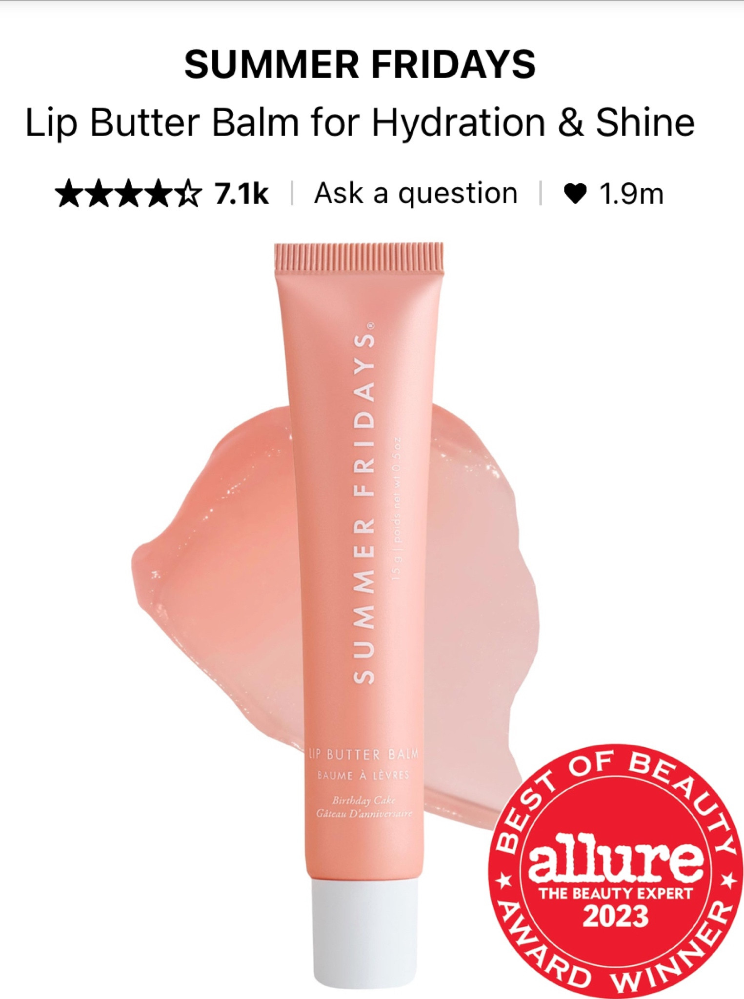 Summer Friday lip balms 

#LTKbeauty #LTKSeasonal #LTKxSephora