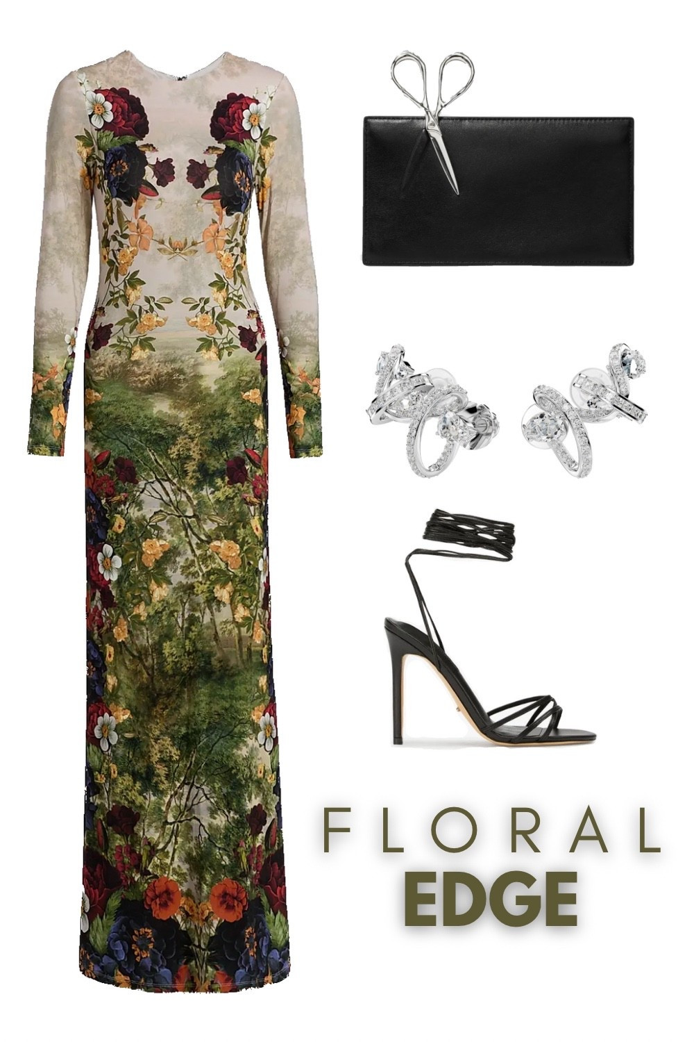 Bring the floral and edgy vibes to your next event with this look! 

#LTKShoeCrush #LTKItBag #LTKStyleTip