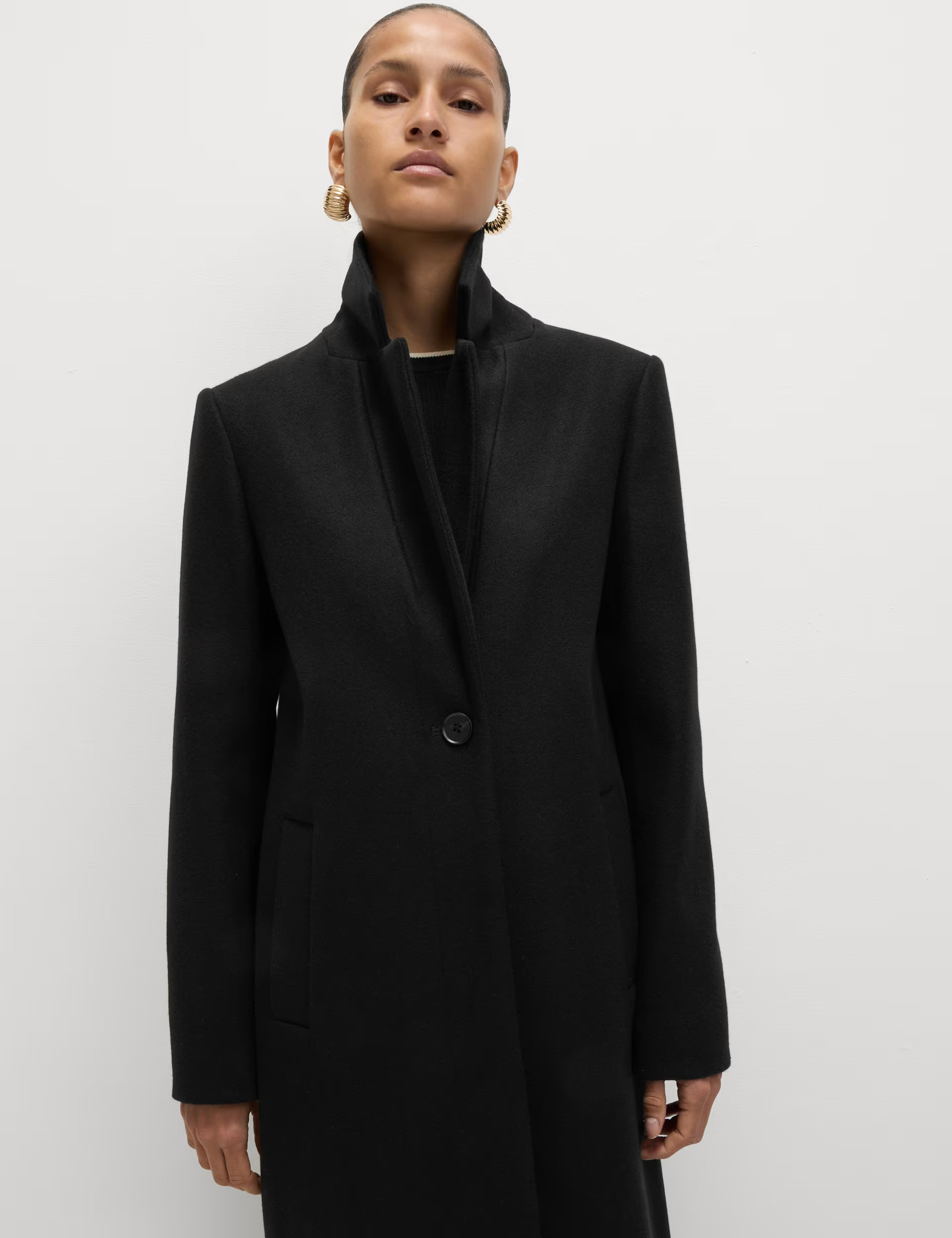Single Breasted Longline Tailored Coat | Marks & Spencer (UK)