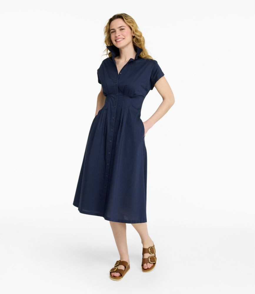 Women's Signature Pleated Midi Dress | L.L. Bean