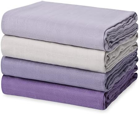 Momcozy Muslin Swaddle Blankets, Soft Silky Baby Swaddle Blankets for Baby Boys & Girls, Breathab... | Amazon (US)