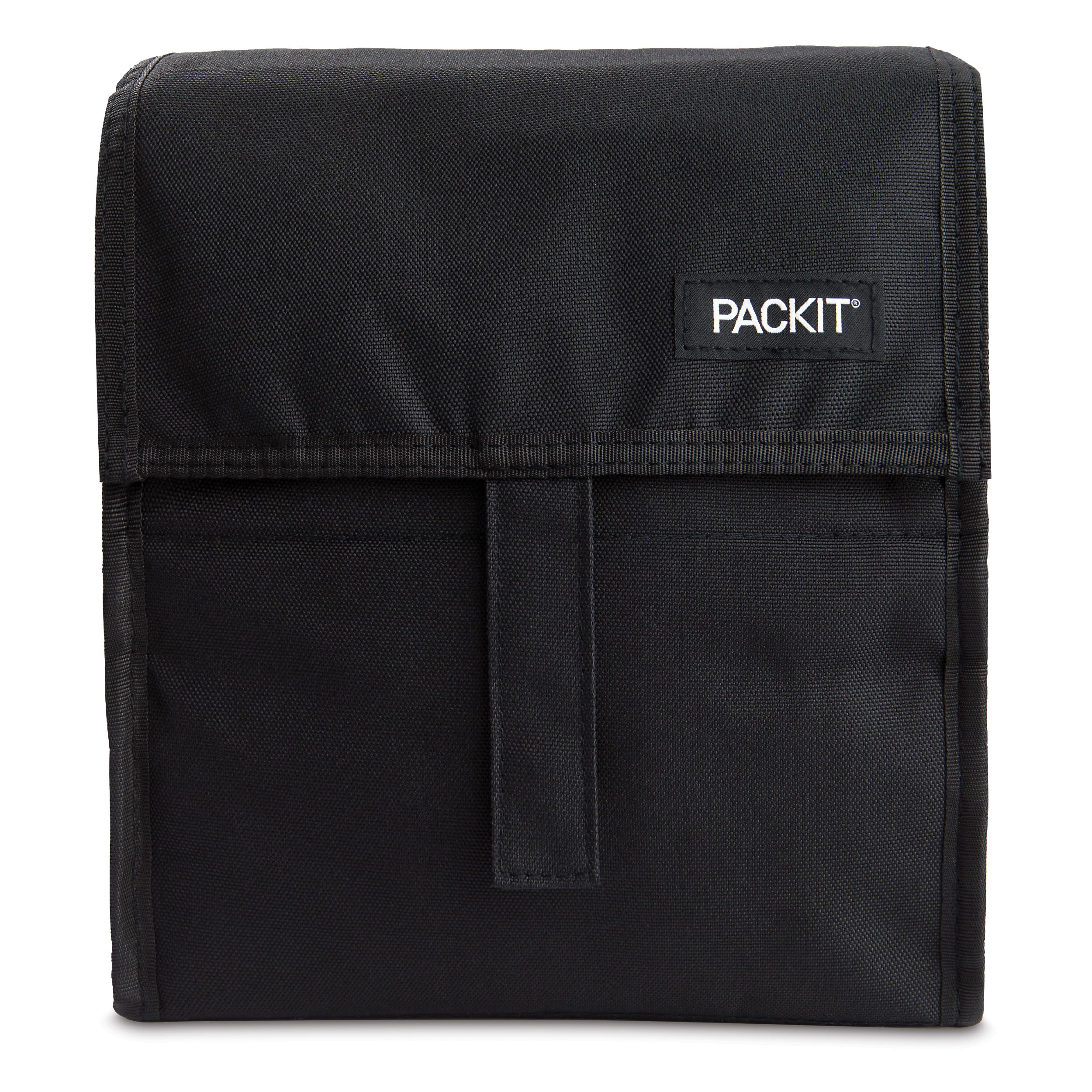 PackIt Freezable Lunch Bag, Black, Built with EcoFreeze Technology, Foldable, Reusable, Zip and F... | Amazon (US)