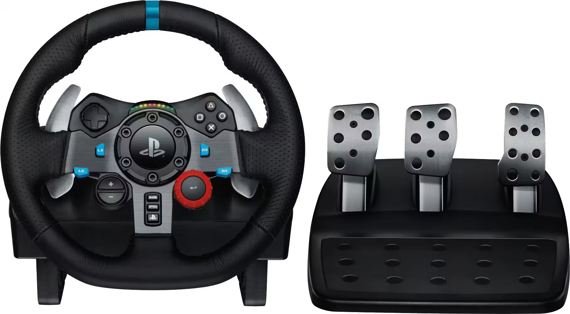 Logitech G29 Driving Force Racing Wheel and Floor Pedals for PS5, PS4, PC, Mac Black 941-000110 -... | Best Buy U.S.