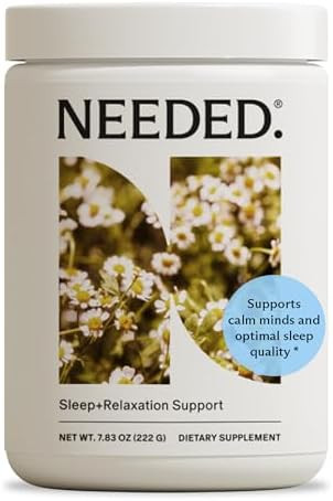 Needed. Sleep and Relaxation Support - Chamomile Powder for Relaxation and Magnesium Powder for S... | Amazon (US)