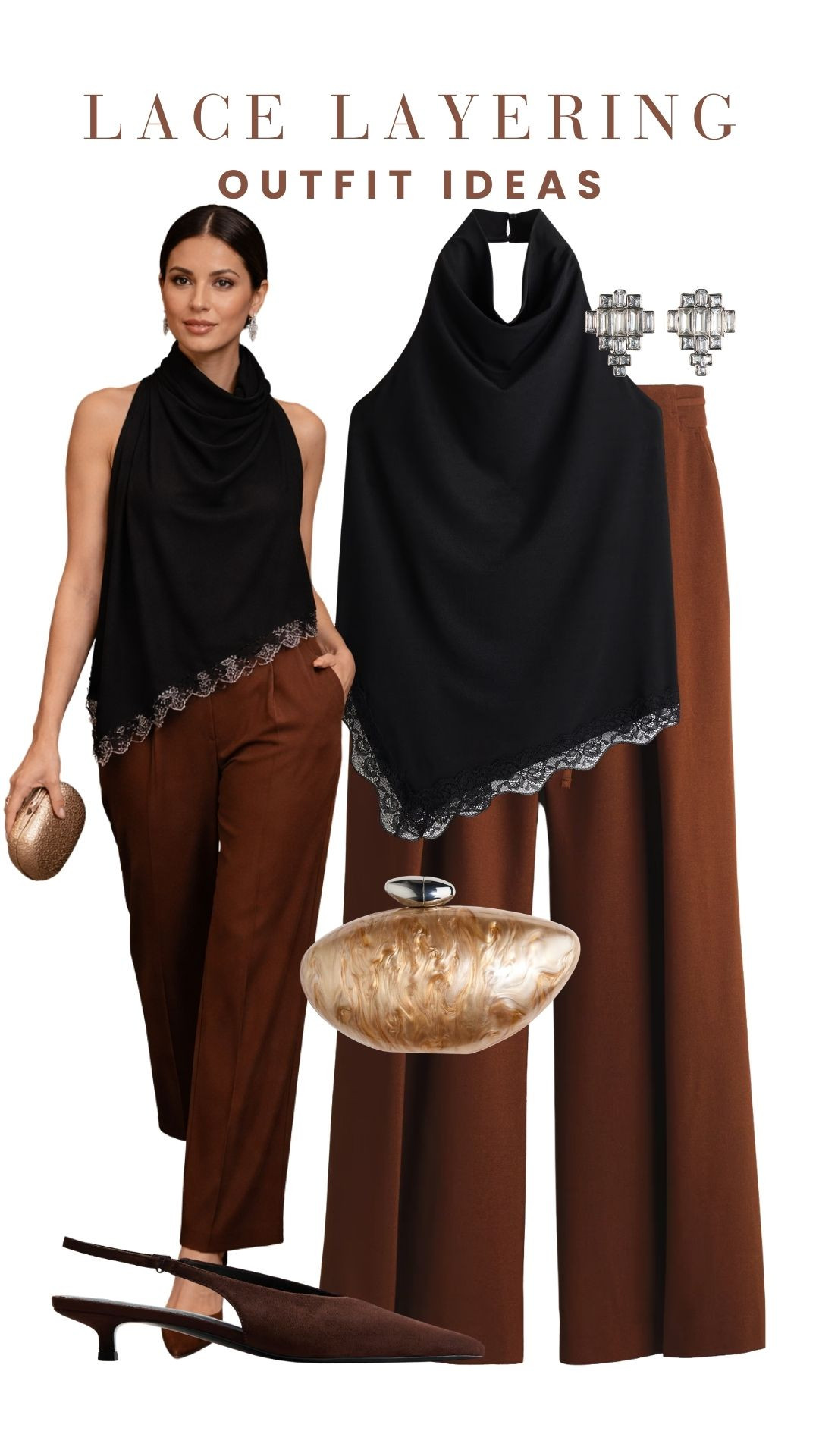 
Lace layering is having a moment ✨ Hopping on the lace trim dress/top trend and showing how to style it for every occasion — from date nights to workdays to holiday dinners 💫 For brunch: lace top + jeans or tailored trousers For work: lace layer under a blazer or with a midi skirt For date night: lace dress with heels + statement jewelry For night out: lace cami + satin skirt or trousers For holiday dinners: soft lace pieces styled with sandals + gold accessories Feminine, versatile, and perfect for spring/summer outfits — this trend goes from day to night so effortlessly 🙌 To shop these outfits, check the LTK shop link in bio 🛍️💌 (Lace Layering, Lace Trim Top, Lace Trim Dress, Sheer Lace Layering, Feminine Outfit Ideas, Romantic Style, Delicate Lace Details, Layering Pieces, Chic Layered Outfits, Lace Camisole Outfit, Lace Tank Top, Lace Dress Outfit, Soft Girl Aesthetic, Vintage Inspired Style, Dressy Layering, Elevated Basics, Capsule Wardrobe Layers, Trendy Layering Pieces, Parisian Style Outfit, Sheer Layering Trend, Lace Outfit Inspiration, Date Night Outfit) 

 #LTKNYFW #LTKgrwm #LTKootd