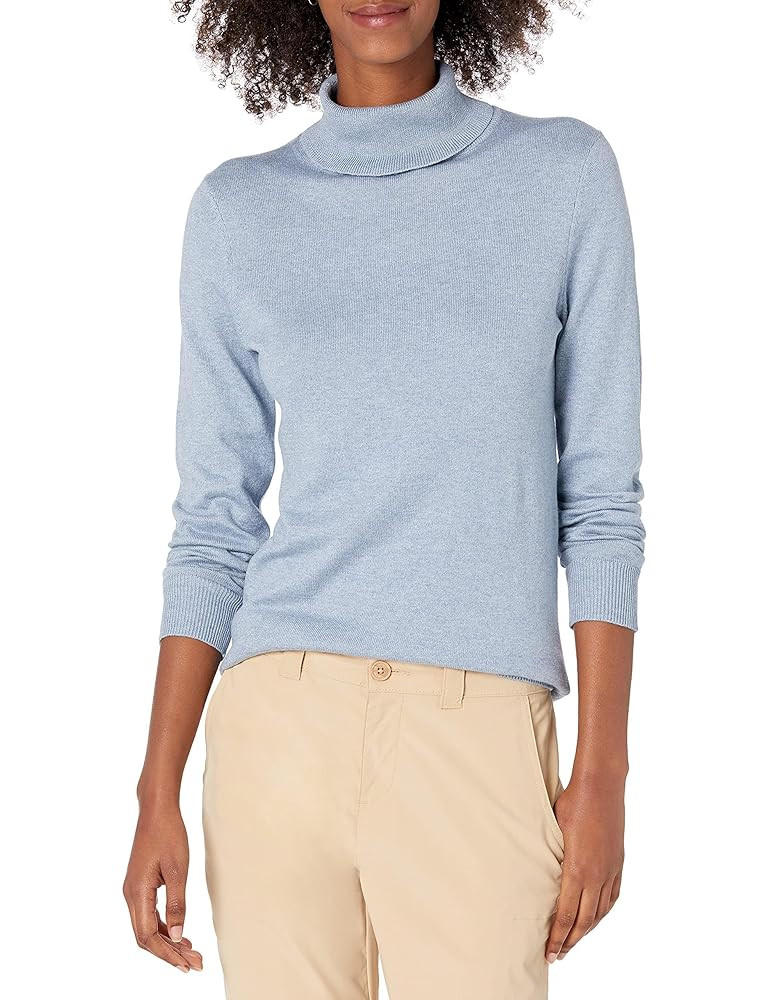 Amazon Essentials Women's Classic-Fit Lightweight Long-Sleeve Turtleneck Sweater (Available in Pl... | Amazon (US)