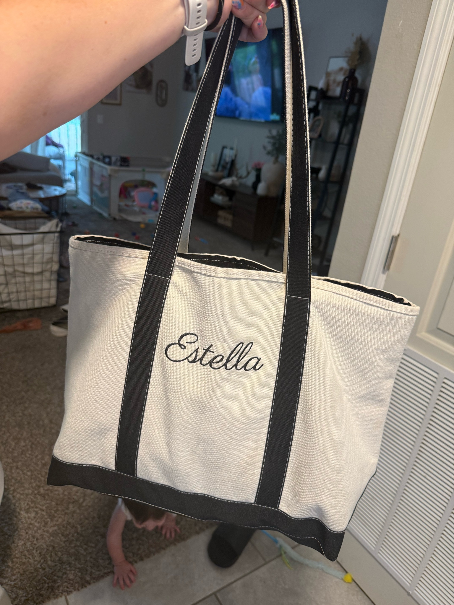personalized tote for under $20 😮‍💨

#LTKSaleAlert #LTKmomlife #LTKSeasonal