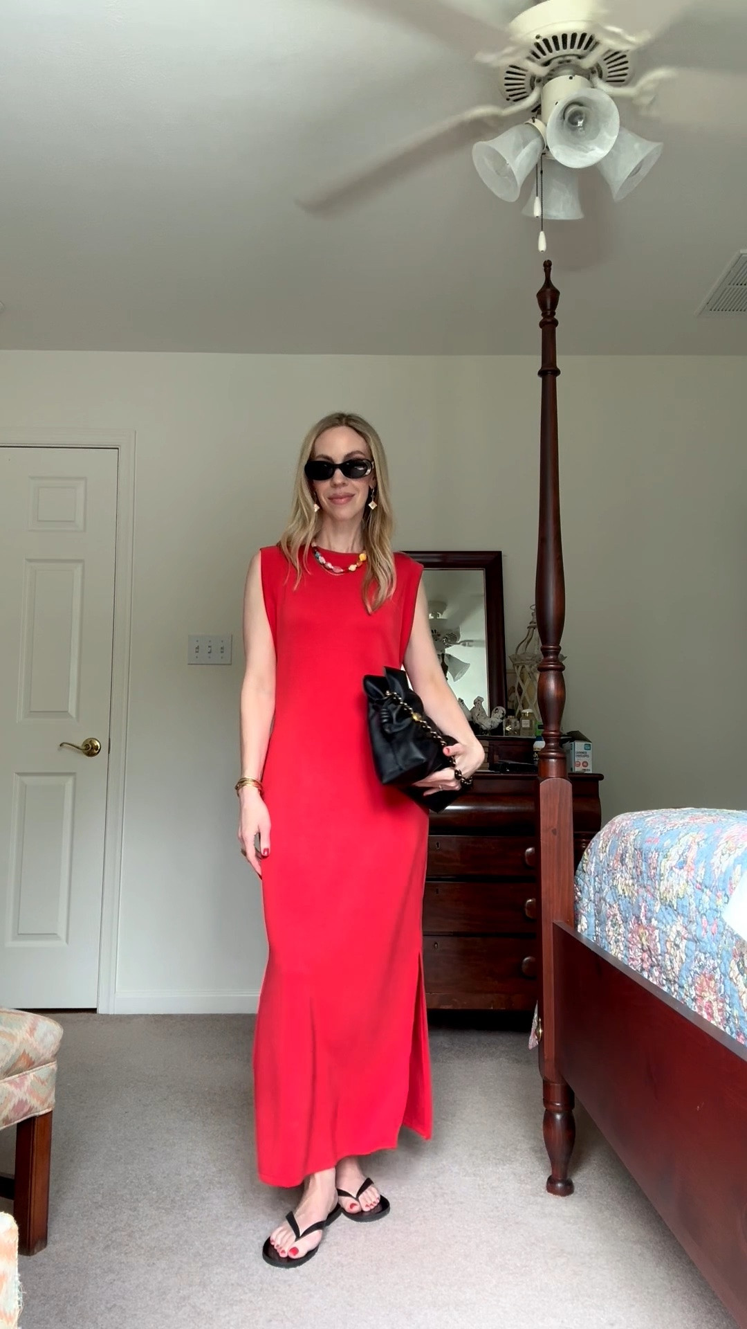 This maxi dress is a summer must have! I own it in black and had to get this new bright red color. So chic, flattering and easy to pack because it doesn’t wrinkle 👌🏻

#LTKTravel #LTKOver40 #LTKSaleAlert