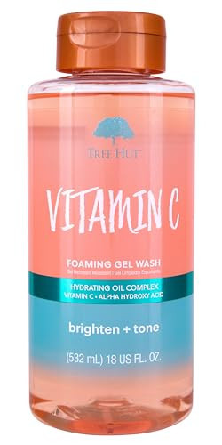 Tree Hut Vitamin C Nourishing & Moisturizing Foaming Gel Wash, 18 oz. | Amazon (US)