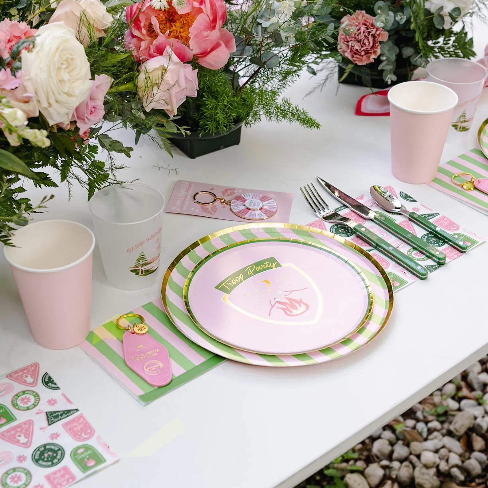 Camp Bachelorette Bride Keychain - Pack of 1 | Etsy (US)