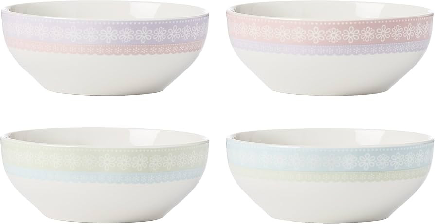 Oneida 898190 Bunny Hop All-Purpose Bowls, Set Of 4 | Amazon (US)