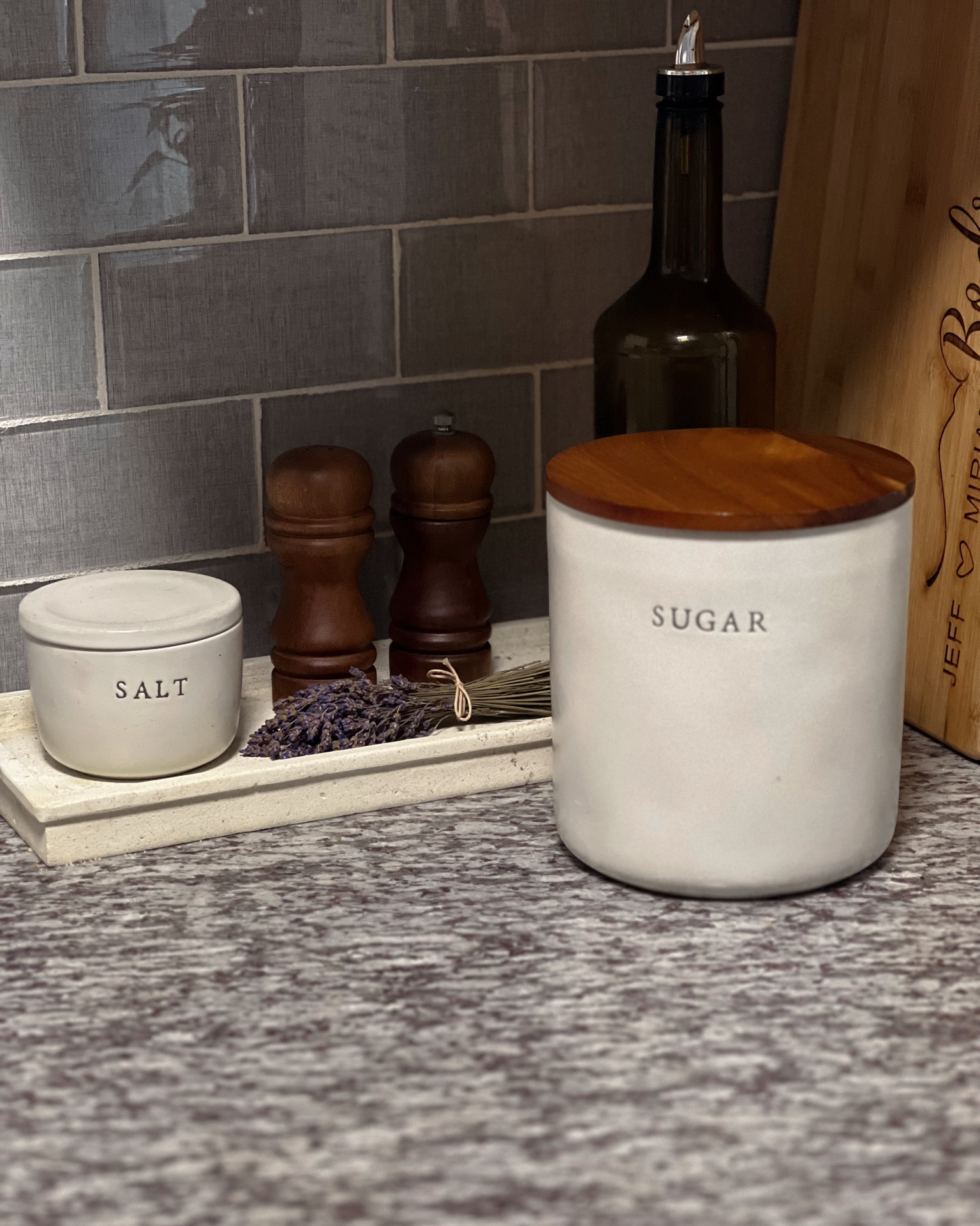 My kitchen canisters from Target. Hearth and Hand by Chip and Joanna Gaines has the cutest rustic chic home goods. 

These wooden salt and pepper shakers are another must have. 

#LTKSale #LTKGiftGuide #LTKsalealert