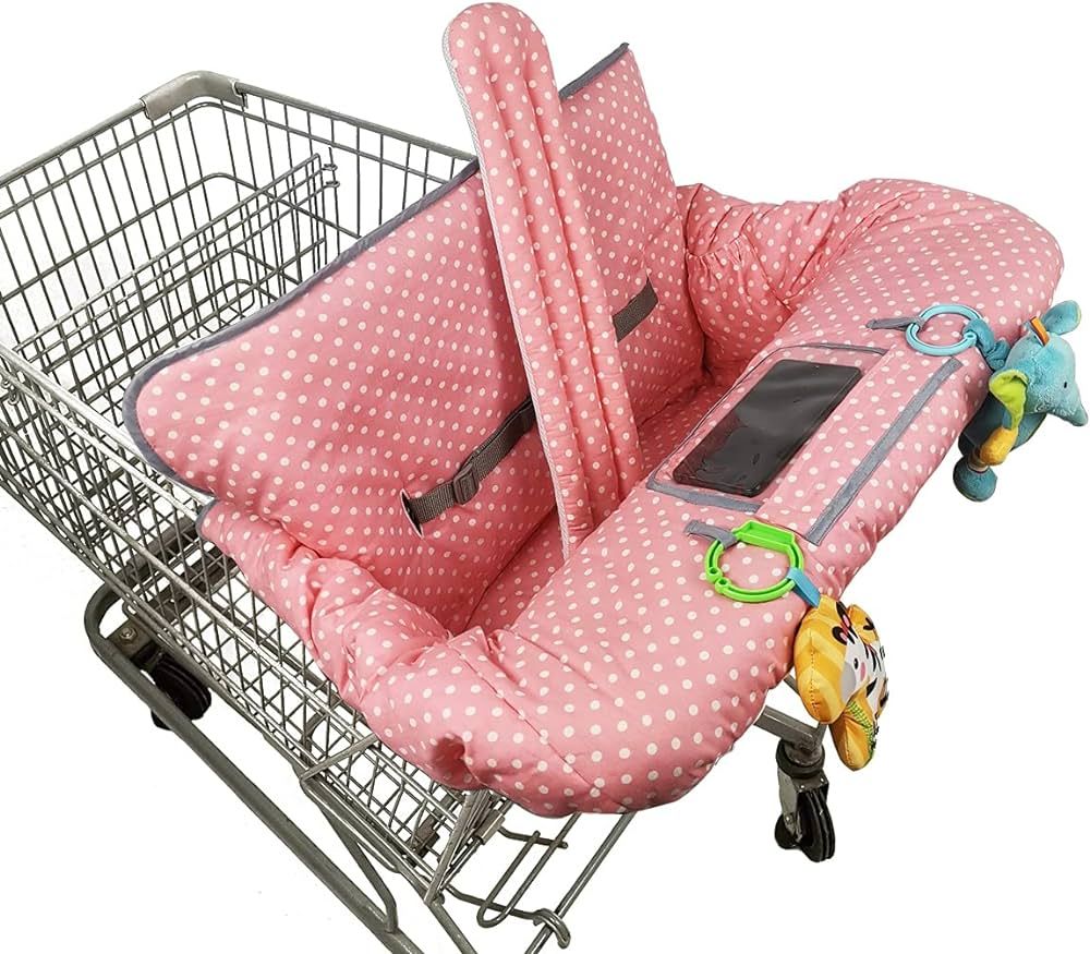 ICOPUCA Shopping Cart Cover, 2 in 1 cart Cover for Babies N high Chair Cover, Padded Grocery cart... | Amazon (US)