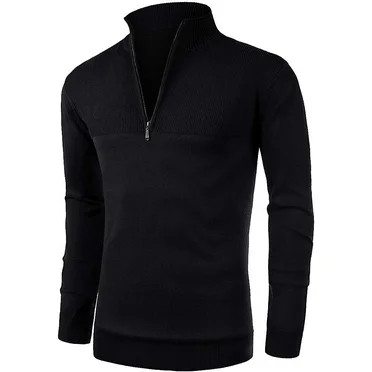Chaps Men's & Big Men's Quarter Zip Fleece Sweater Gift Box Set, Sizes S-2XL | Walmart (US)