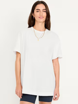 Oversized EveryWear Tunic T-Shirt | Old Navy (US)
