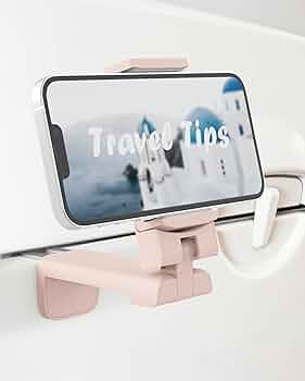 MiiKARE Airplane Travel Essentials Phone Holder, Universal Handsfree Phone Mount for Flying with ... | Amazon (US)
