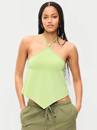 Handkerchief Halter Top | Old Navy (US)