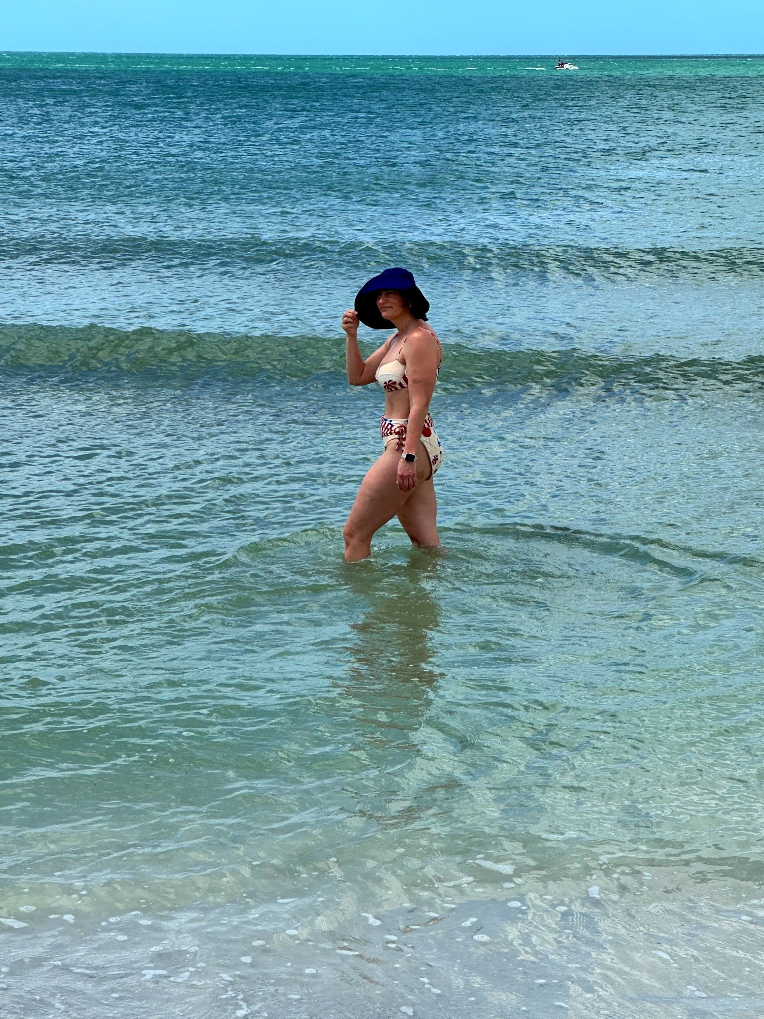 Loving the sun in my retro style swimwear. 🏝️

#LTKSeasonal #LTKTravel #LTKSwim