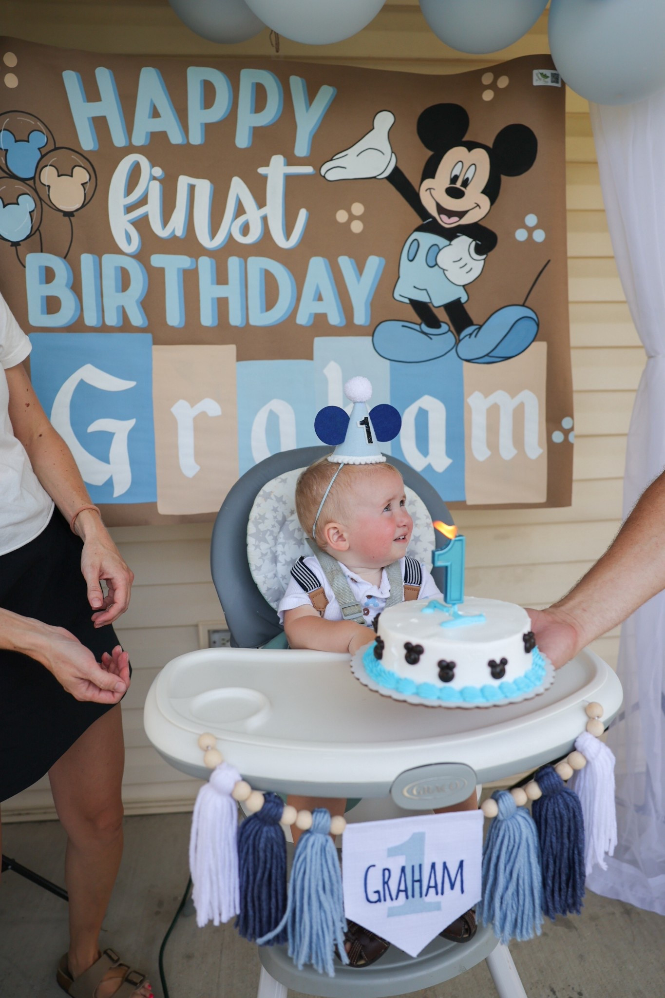 First birthday decor!

#firstbirthday #mickeymluse #partydecor #firstbirthdayparty #caketopper #candle #birthdayhat 

#LTKParties #LTKFamily #LTKKids