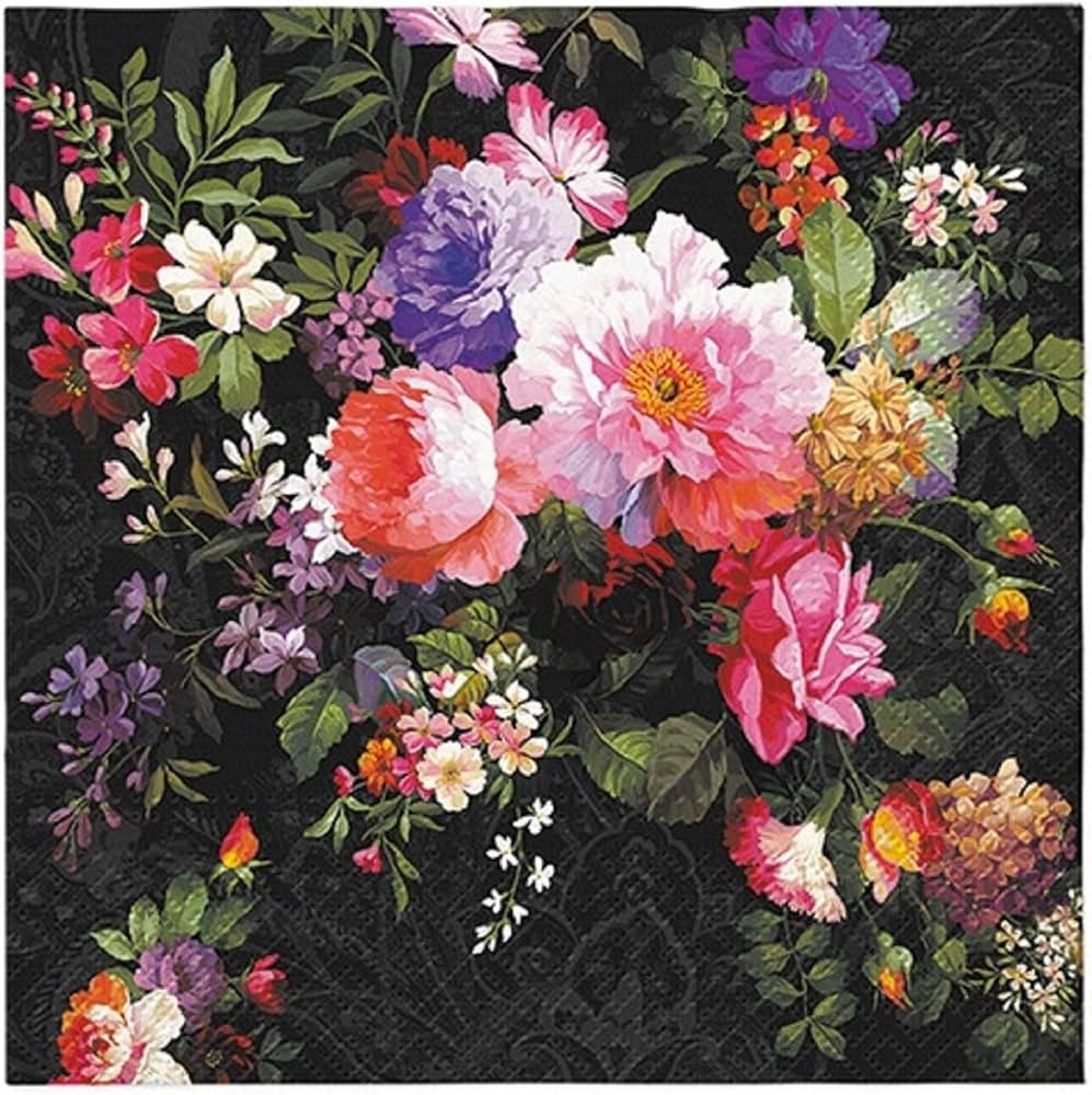 Keep Unique 20-ct 13x13 Flowers Paper Luncheon Decoupage Napkins, 3-Ply Servilletas Floral Napkin... | Amazon (US)