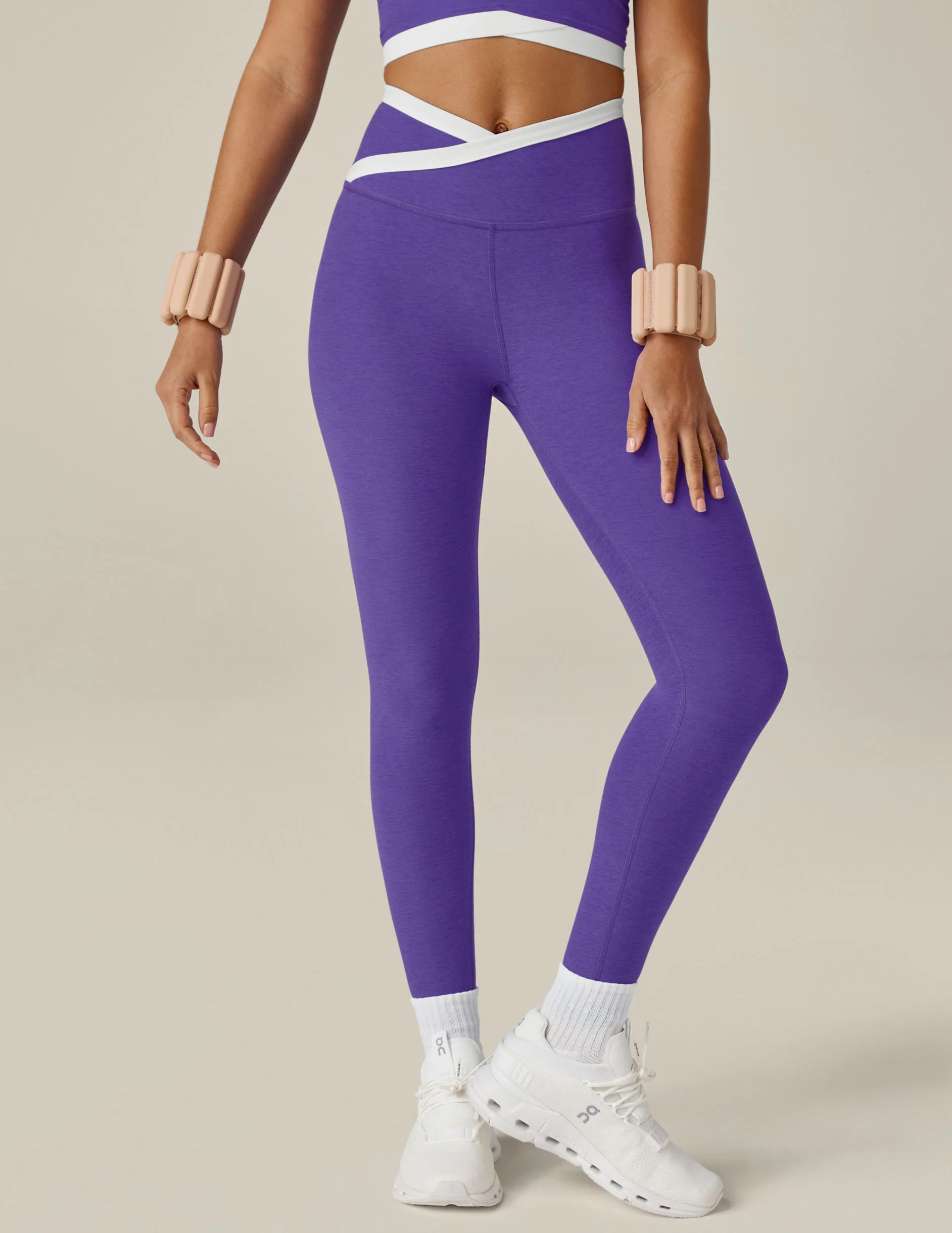 Spacedye Outlines High Waisted Midi Legging | Beyond Yoga | Beyond Yoga