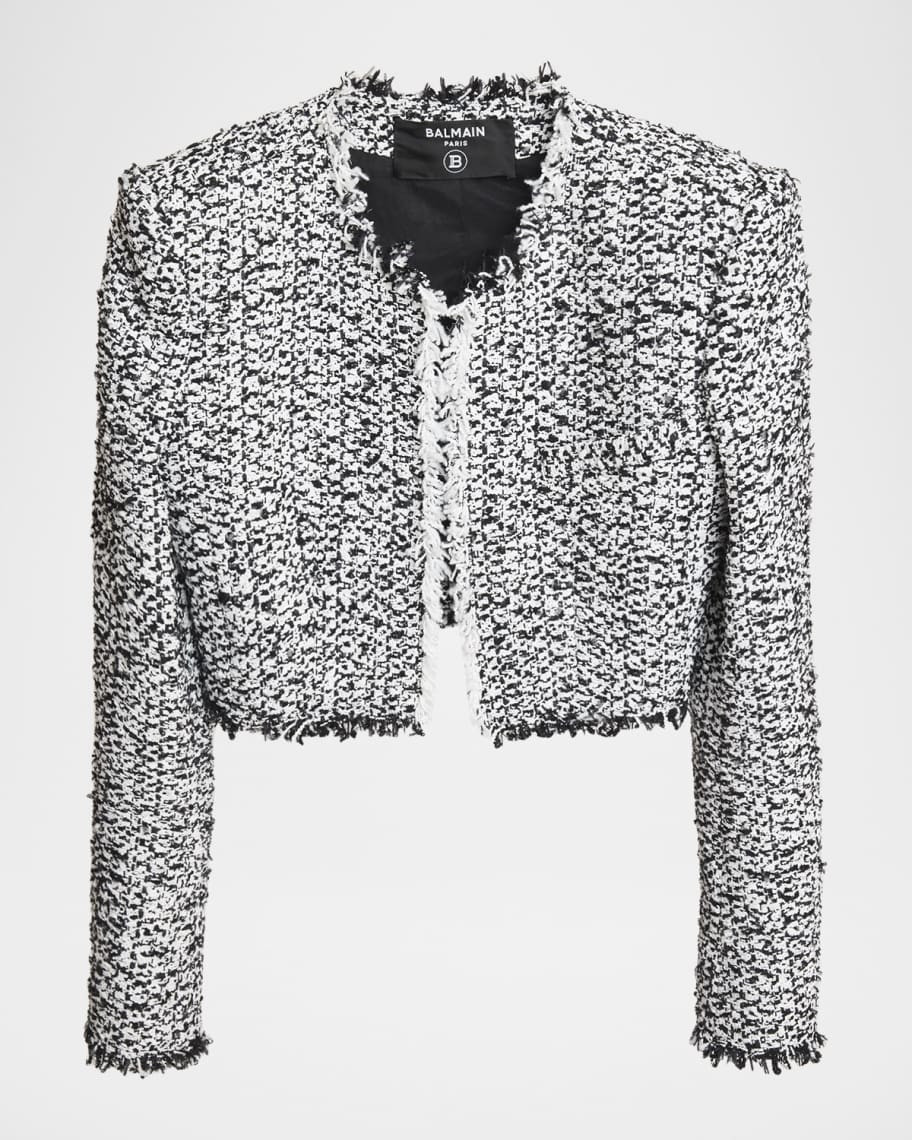 Cropped Tweed Jacket | Neiman Marcus