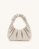 Gabbi Ruched Hobo Handbag - Ivory | JW PEI US