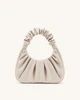 Gabbi Ruched Hobo Handbag - Ivory | JW PEI US