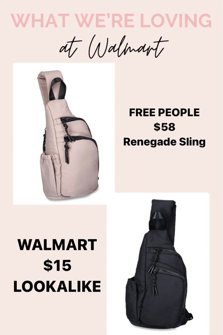 Free People Sling bag look for less!! 

#LTKStyleTip #LTKFitness #LTKItBag