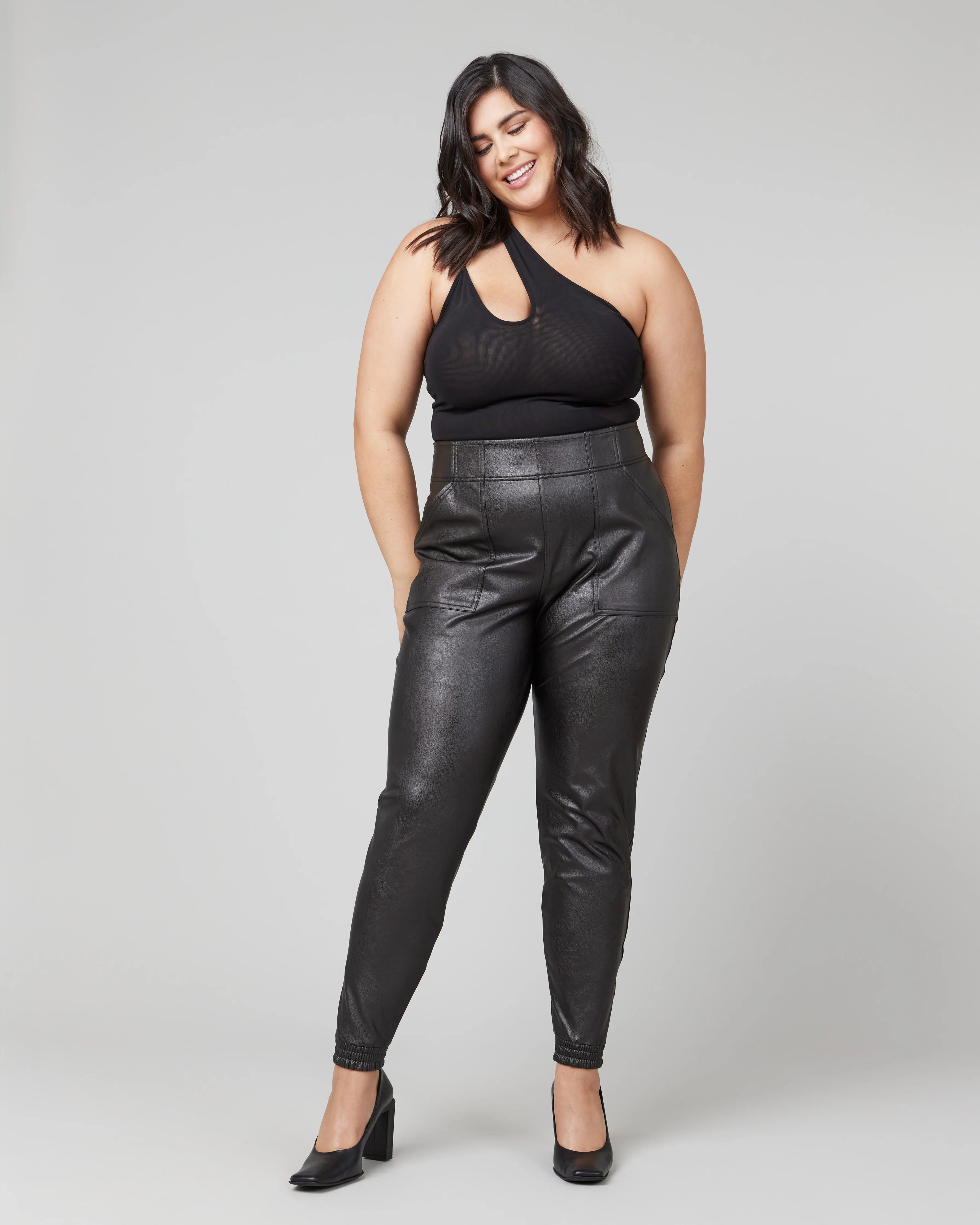 Leather-Like Jogger | Spanx