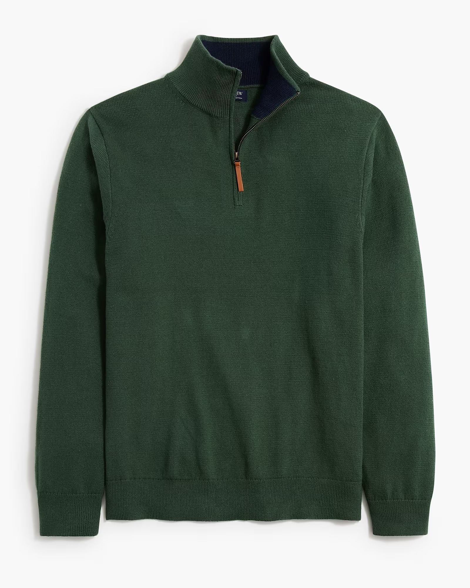 Cotton half-zip sweater | J.Crew Factory
