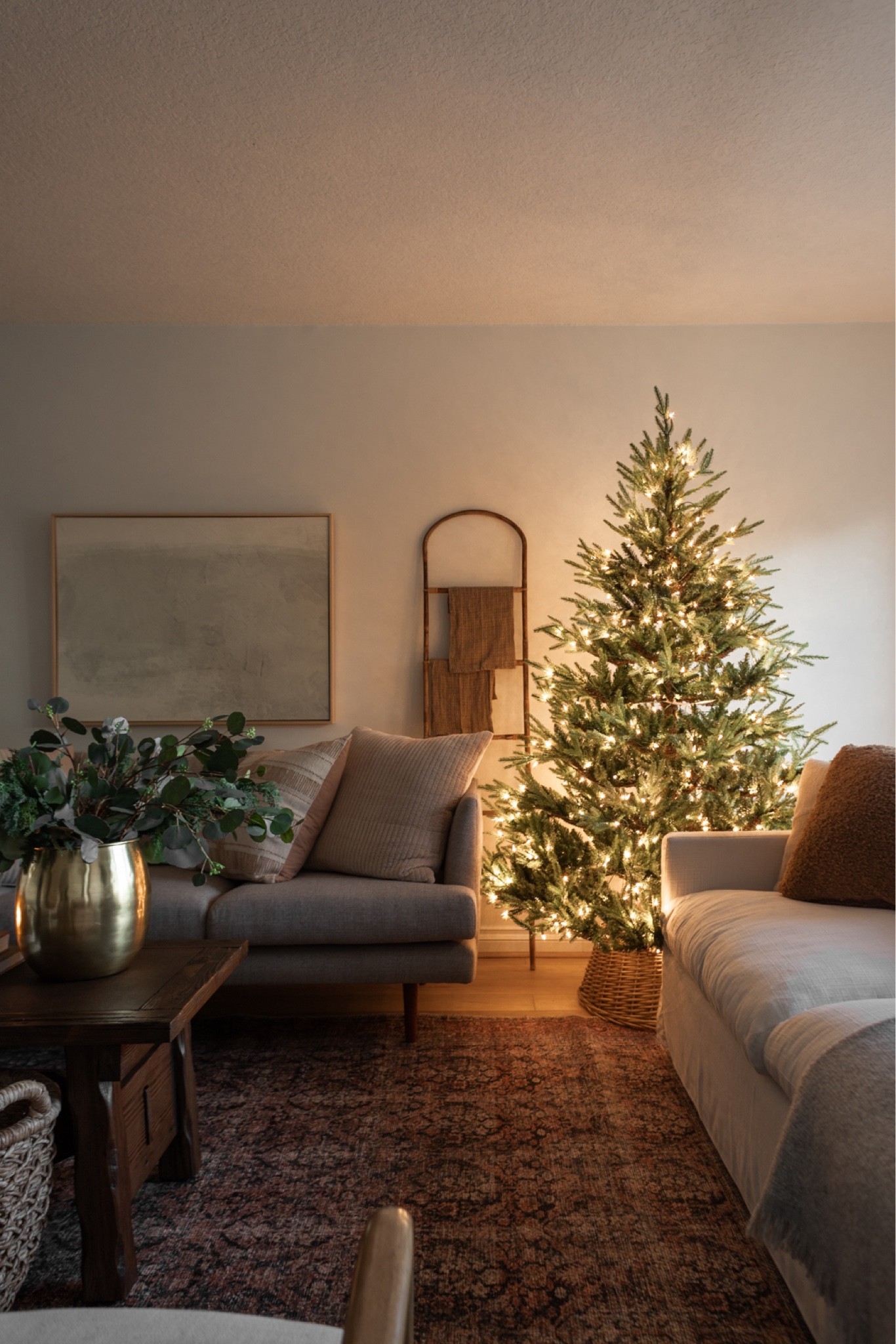 Linking our Christmas living room from last year! Do not sleep on this tree collar and tree. It will sell out!! 

#LTKsalealert #LTKhome #LTKSeasonal