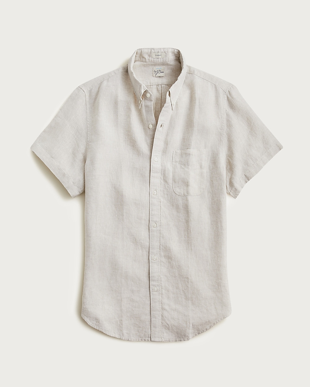 Short-sleeve Baird McNutt Irish linen shirt | J. Crew US